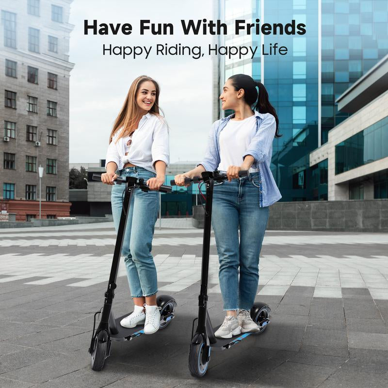 Smart E-Scooter for Adults 500W Motor Battery 25 MPH Max Speed 10Inch Solid Tires 36V 10.5Ah 35/45 Max Range Charge Time 6/7H Foldable E-Scooter with App Control & Disc Braking System for Smart APP Control Folding Neon Electric Guide Kick All-Terrain