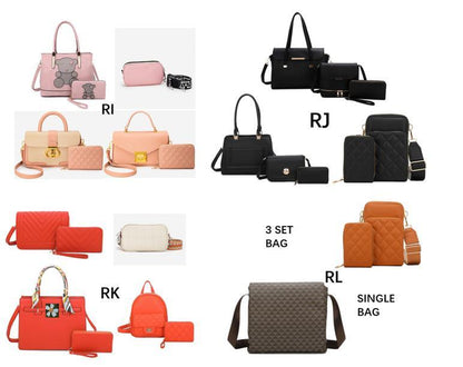 Valuable $39.99 Bundle: Classic Wenbo Women'S Handbag Daily Combo Link with Classic Design