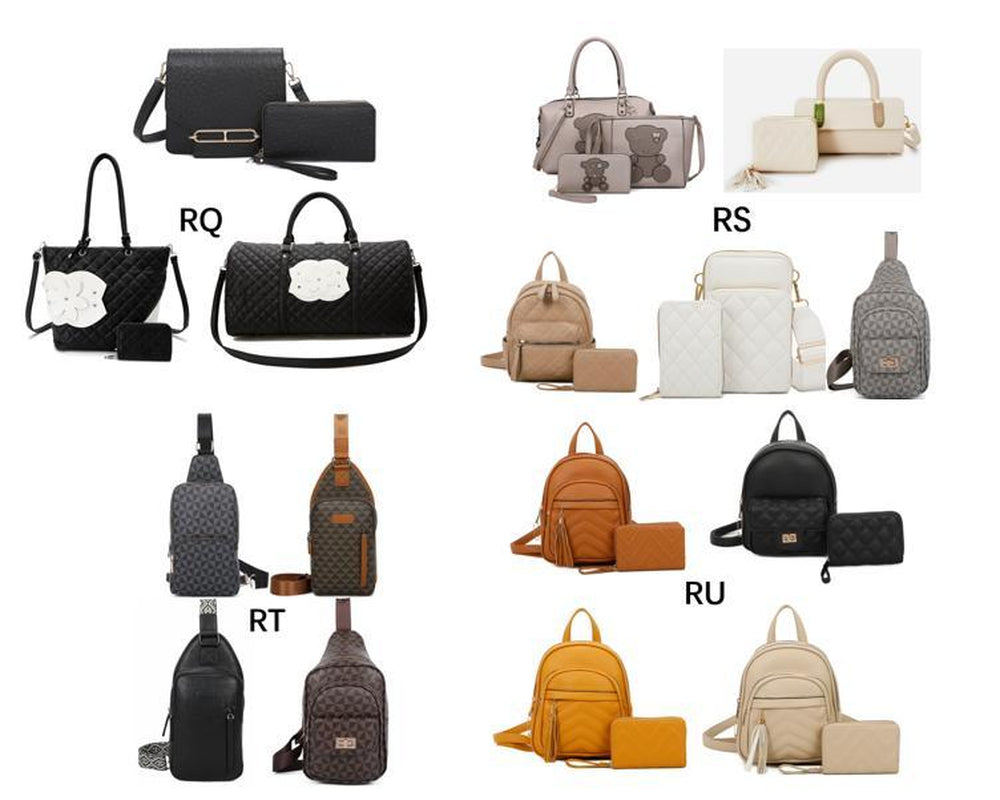 Valuable $39.99 Bundle: Classic Wenbo Women'S Handbag Daily Combo Link with Classic Design