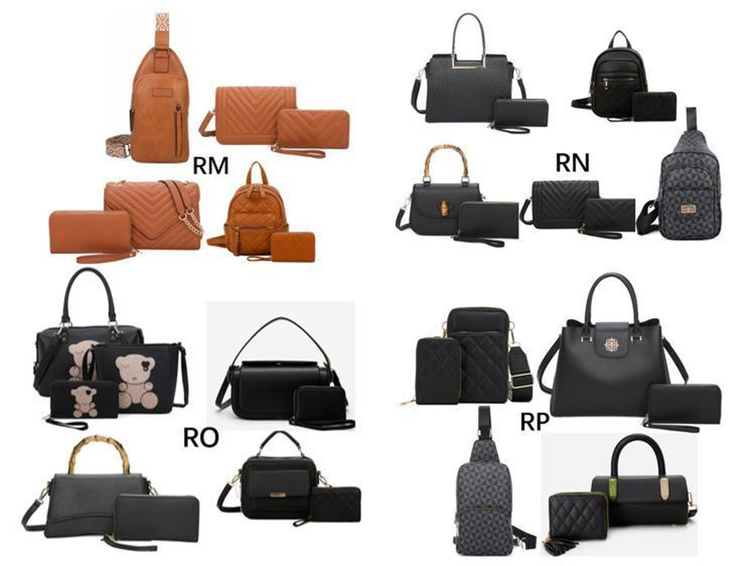 Valuable $39.99 Bundle: Classic Wenbo Women'S Handbag Daily Combo Link with Classic Design