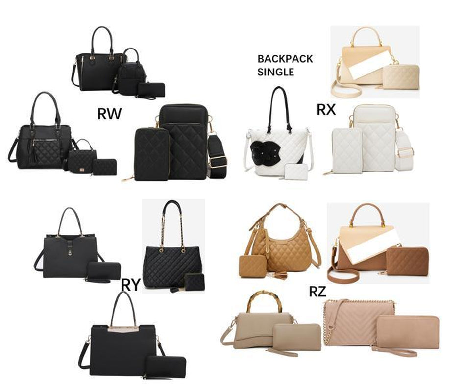 Valuable $39.99 Bundle: Classic Wenbo Women'S Handbag Daily Combo Link with Classic Design